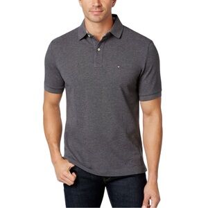Grey Tommy Hilfiger Polo Shirt (S)